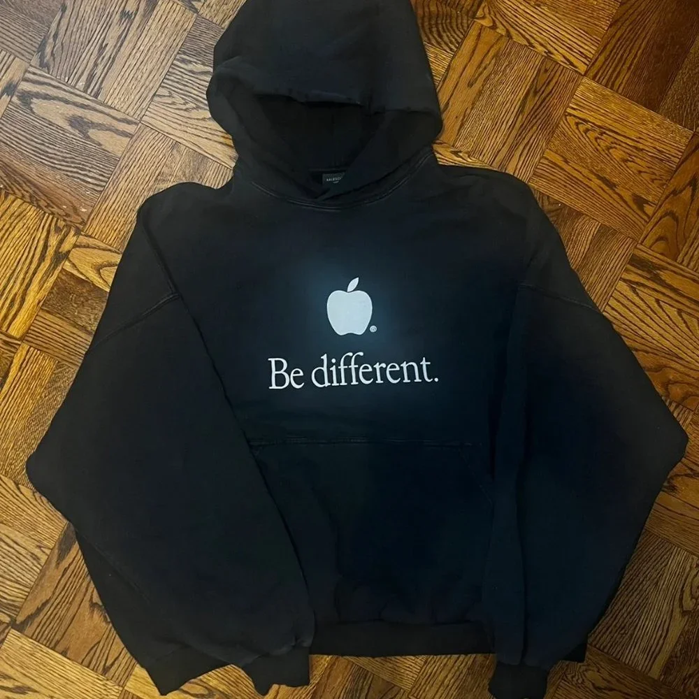 Balenciaga | Shirts | Unreleased Be Different Apple Hoodie